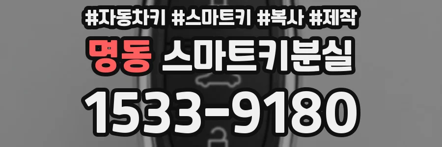 명동 스마트키분실
