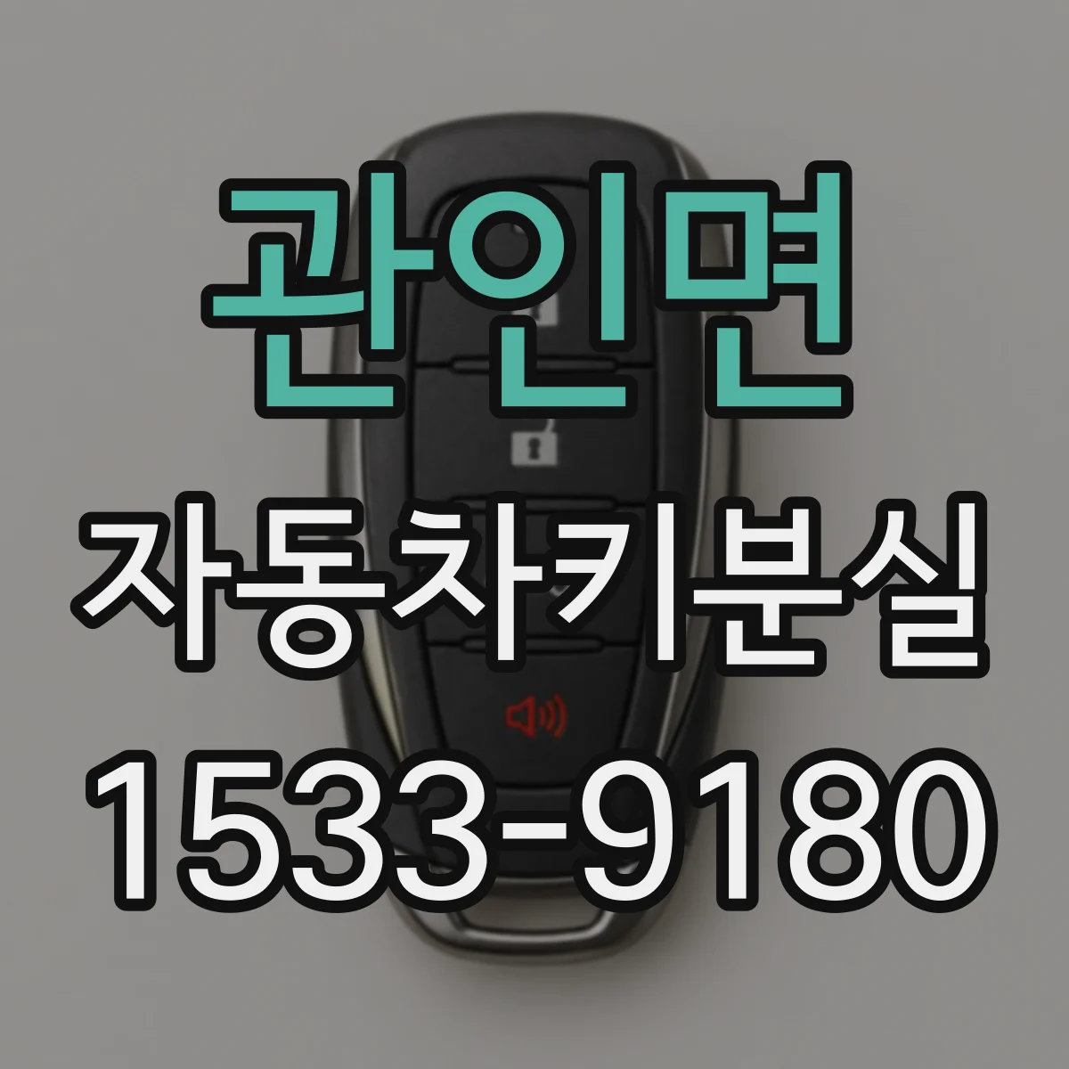 관인면 자동차키분실