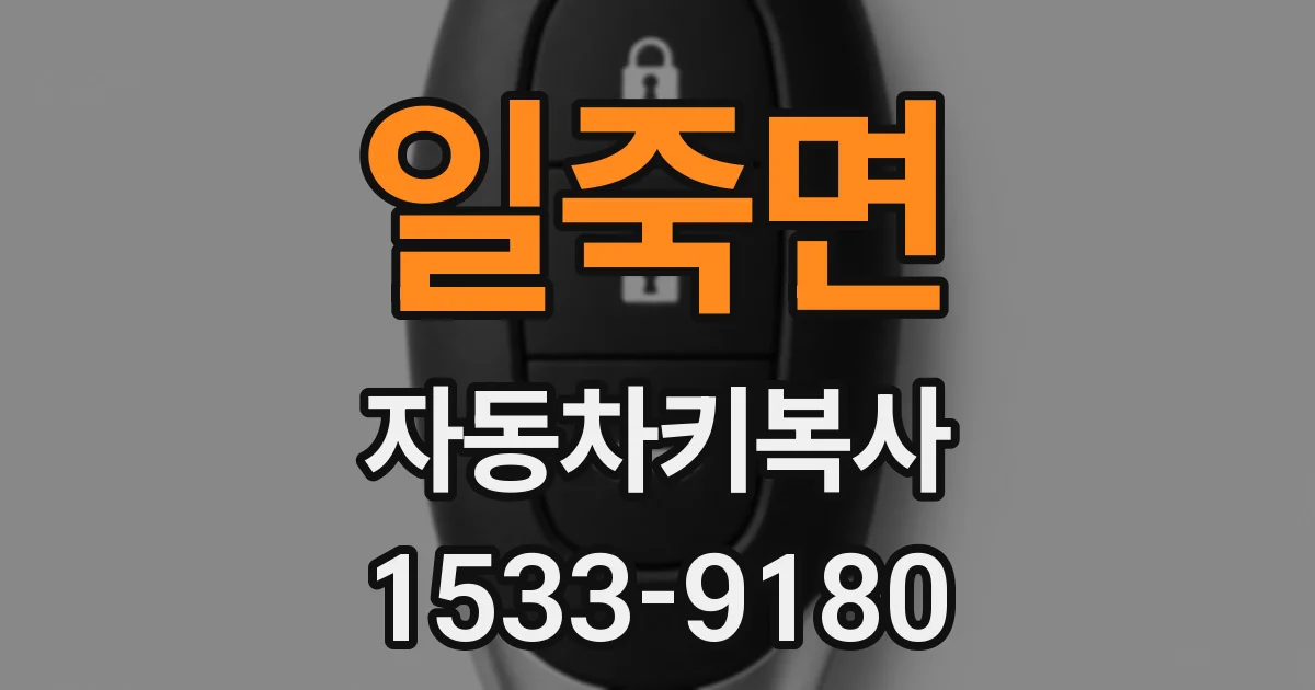 일죽면 자동차키복사
