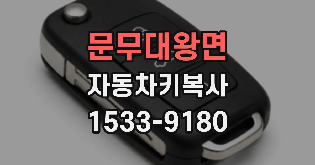 문무대왕면 자동차키복사