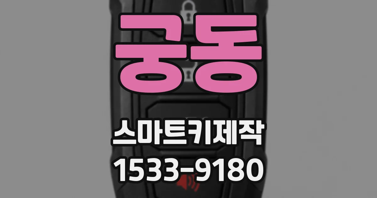 궁동 스마트키제작
