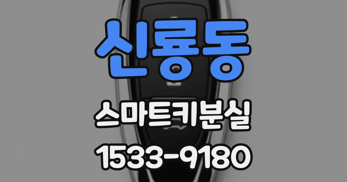 신룡동 스마트키분실