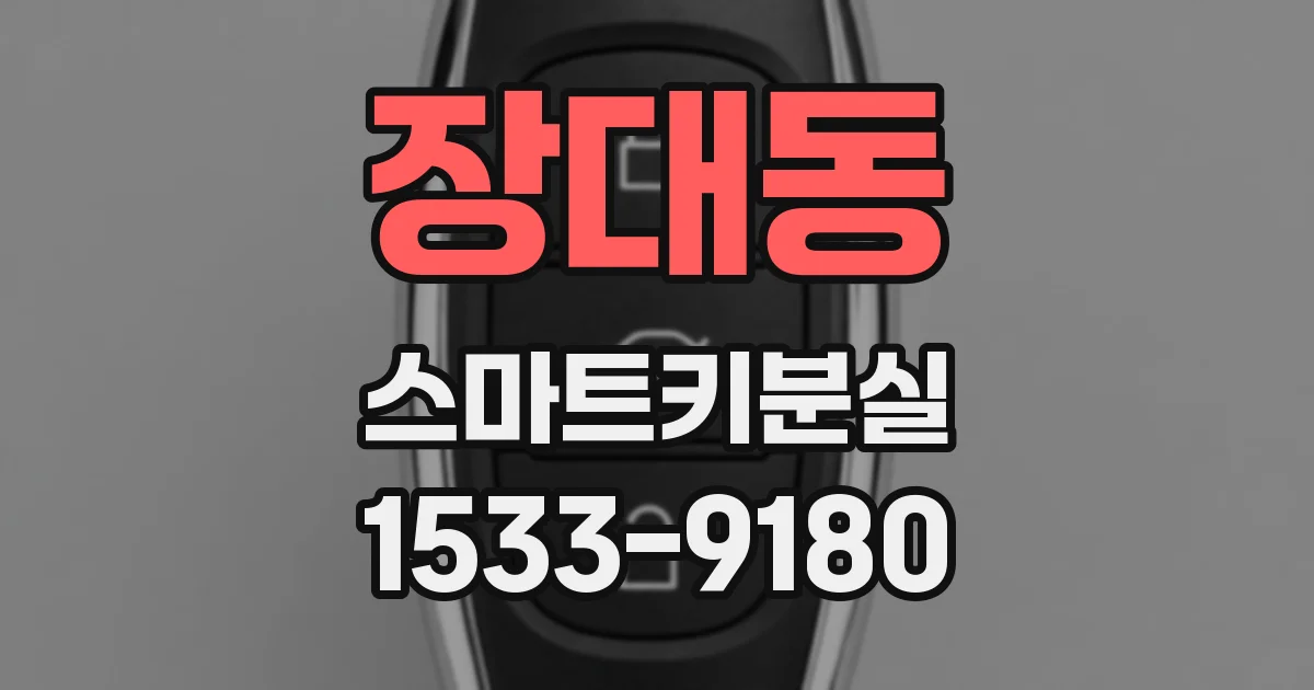 장대동 스마트키분실