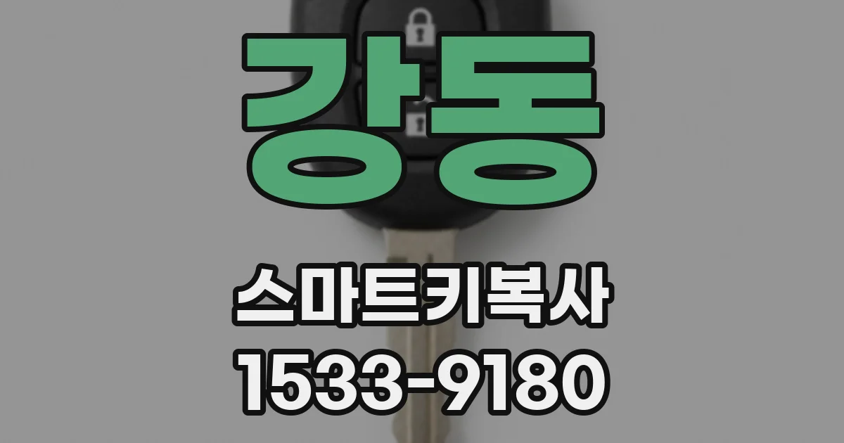 강동 스마트키복사