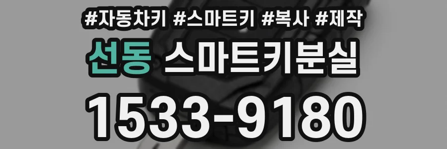 선동 스마트키분실