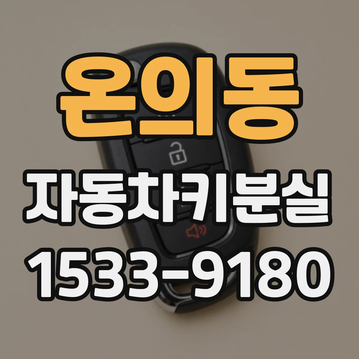 온의동 자동차키분실