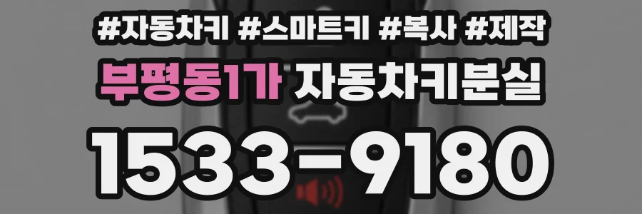 부평동1가 자동차키분실