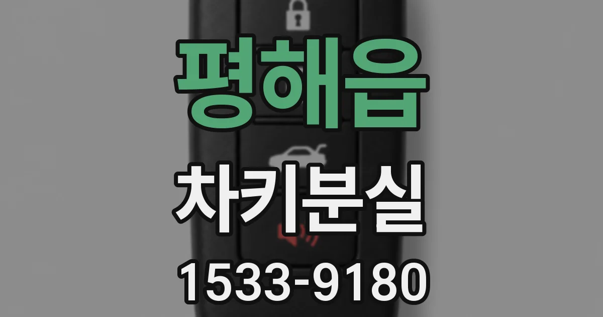 평해읍 차키분실