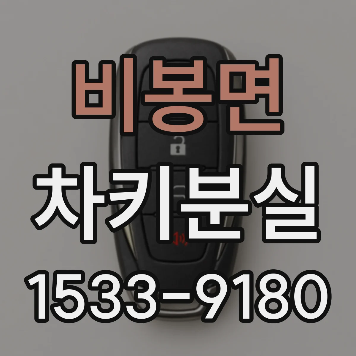 비봉면 차키분실