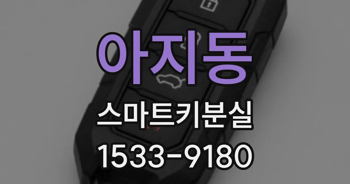 아지동 스마트키분실