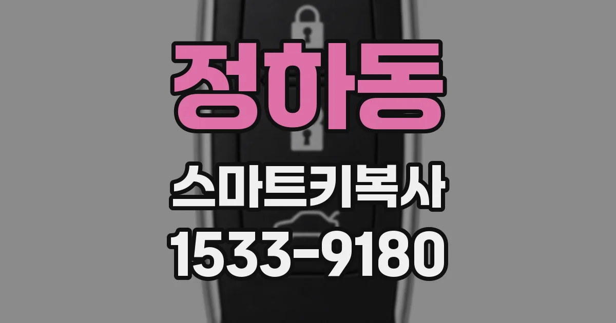 정하동 스마트키복사
