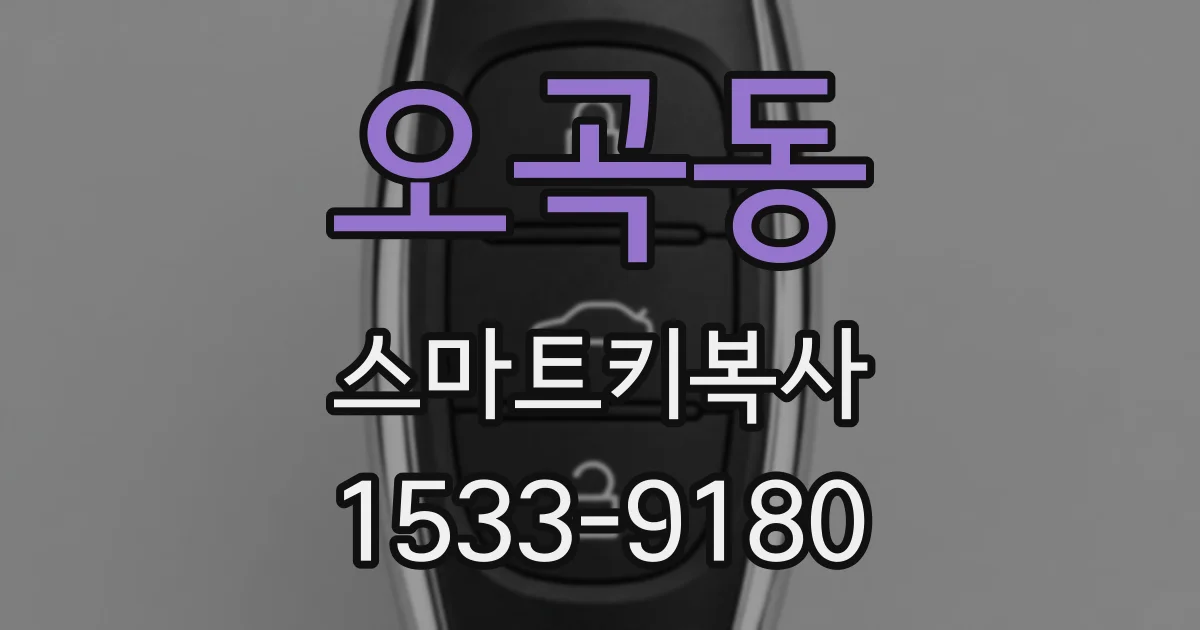 오곡동 스마트키복사