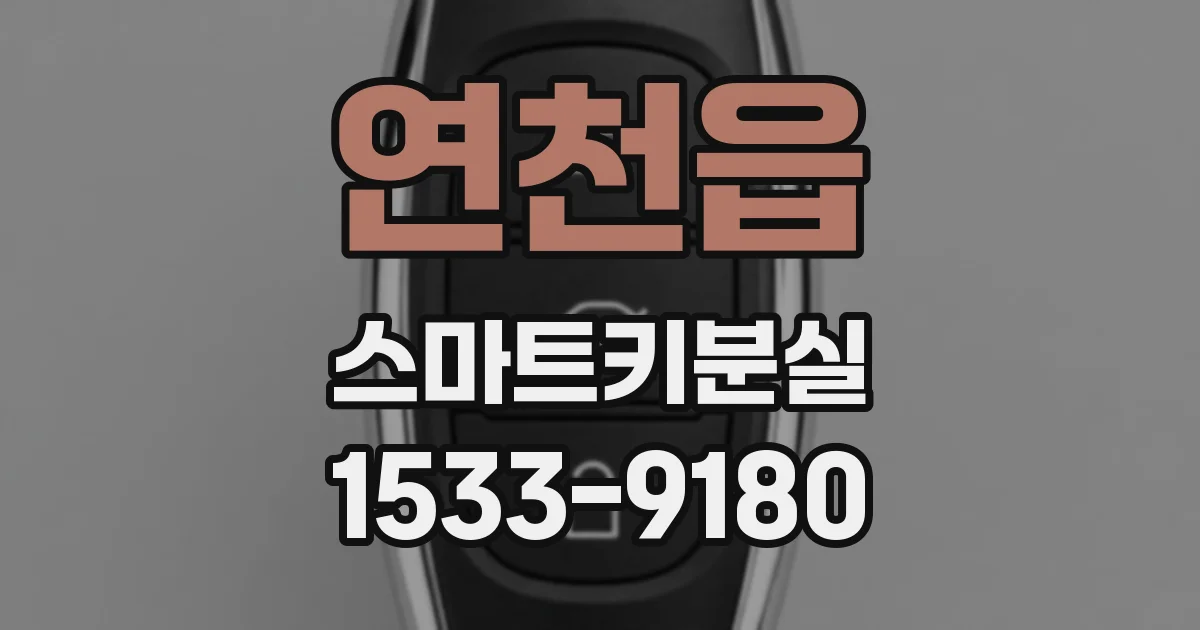 연천읍 스마트키분실