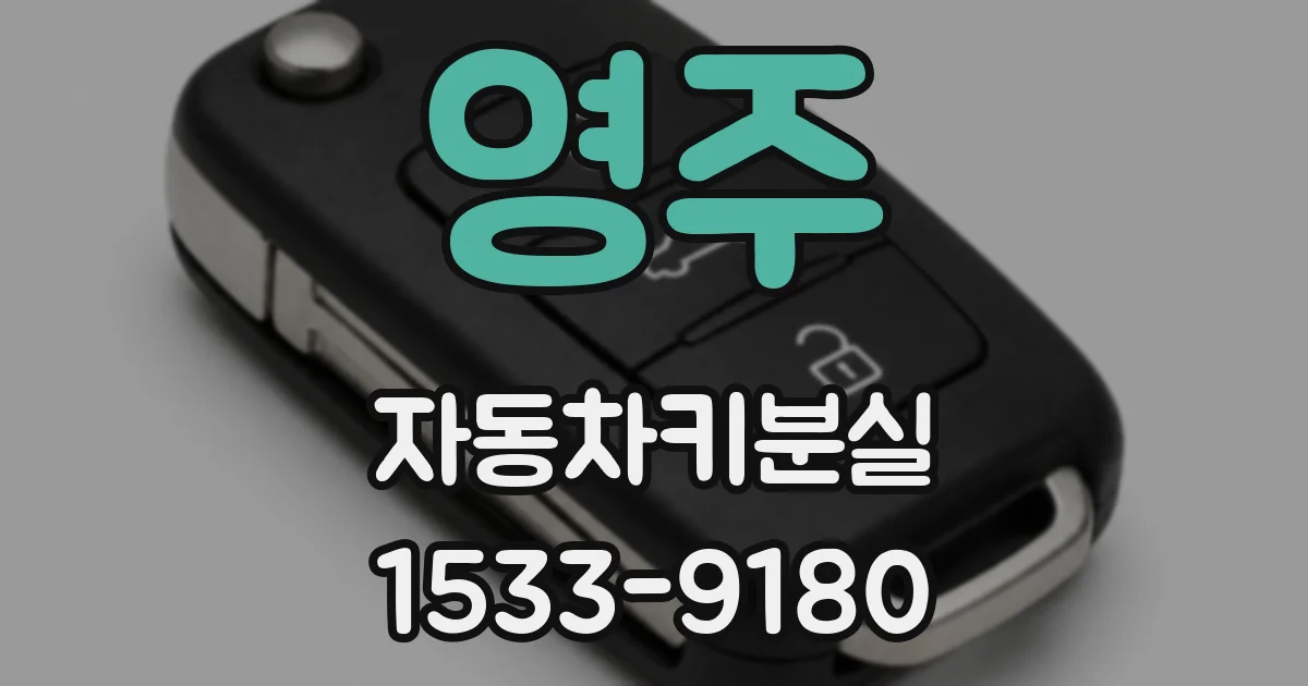 영주 자동차키분실