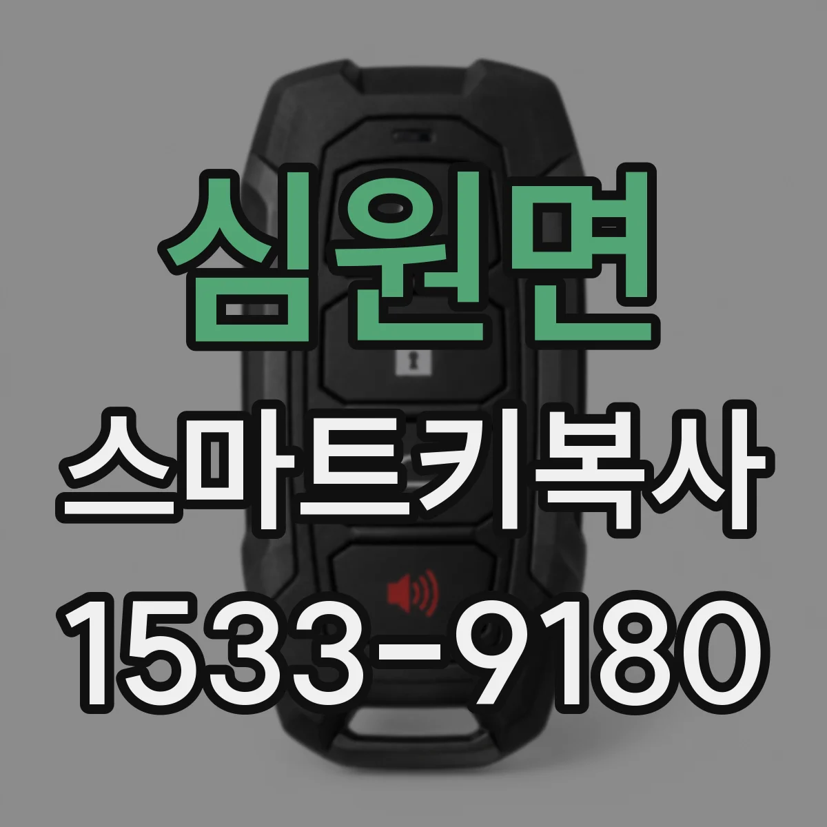 심원면 스마트키복사
