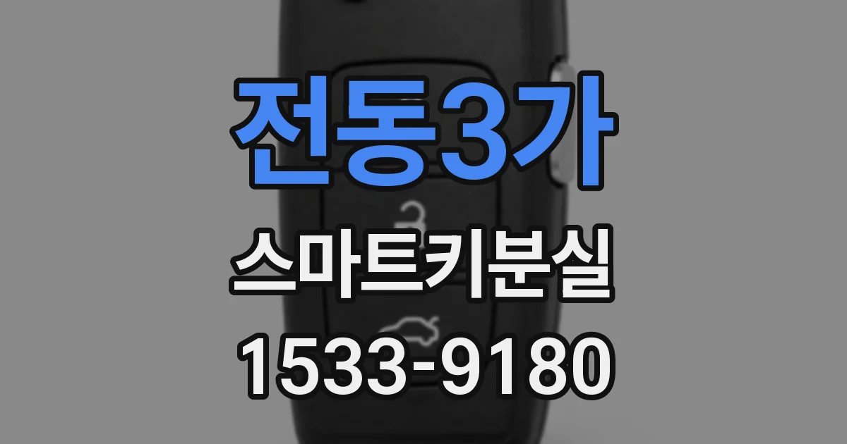 전동3가 스마트키분실