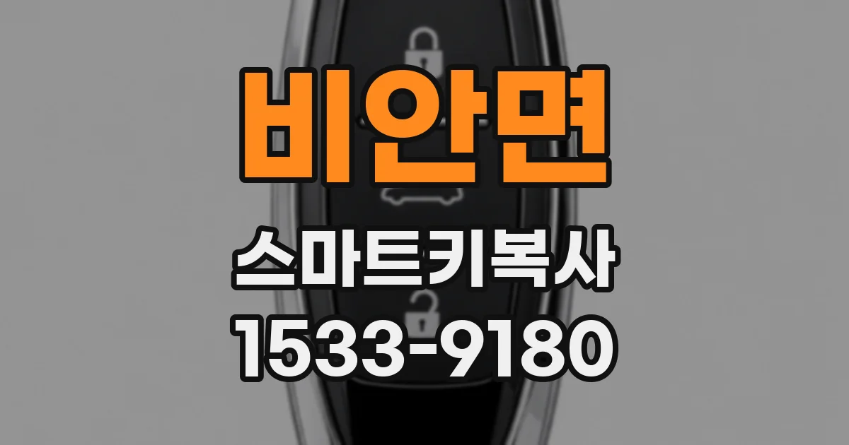 비안면 스마트키복사