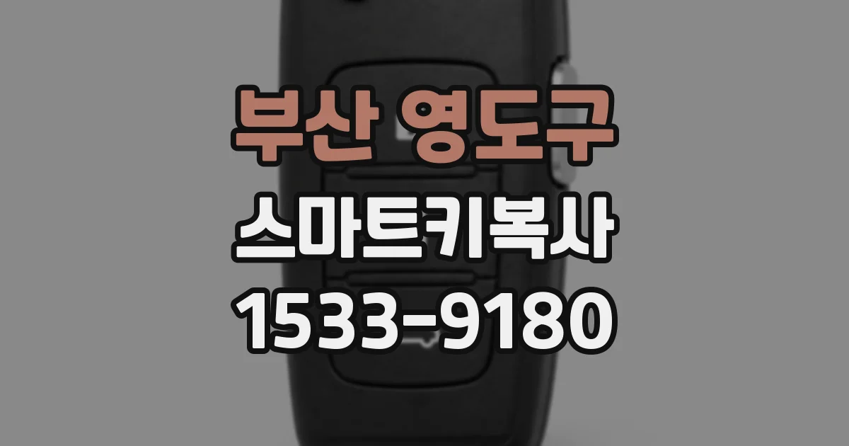 부산 영도구 스마트키복사