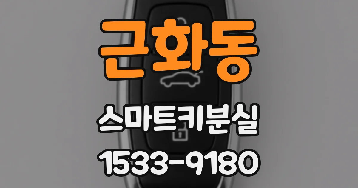 근화동 스마트키분실