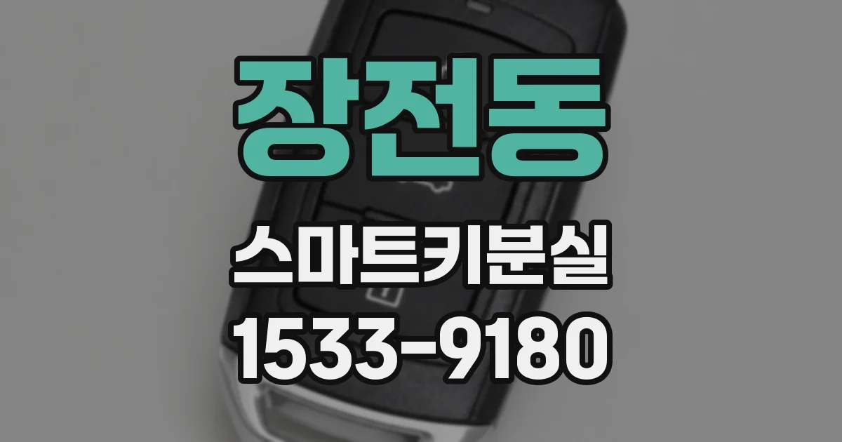 장전동 스마트키분실