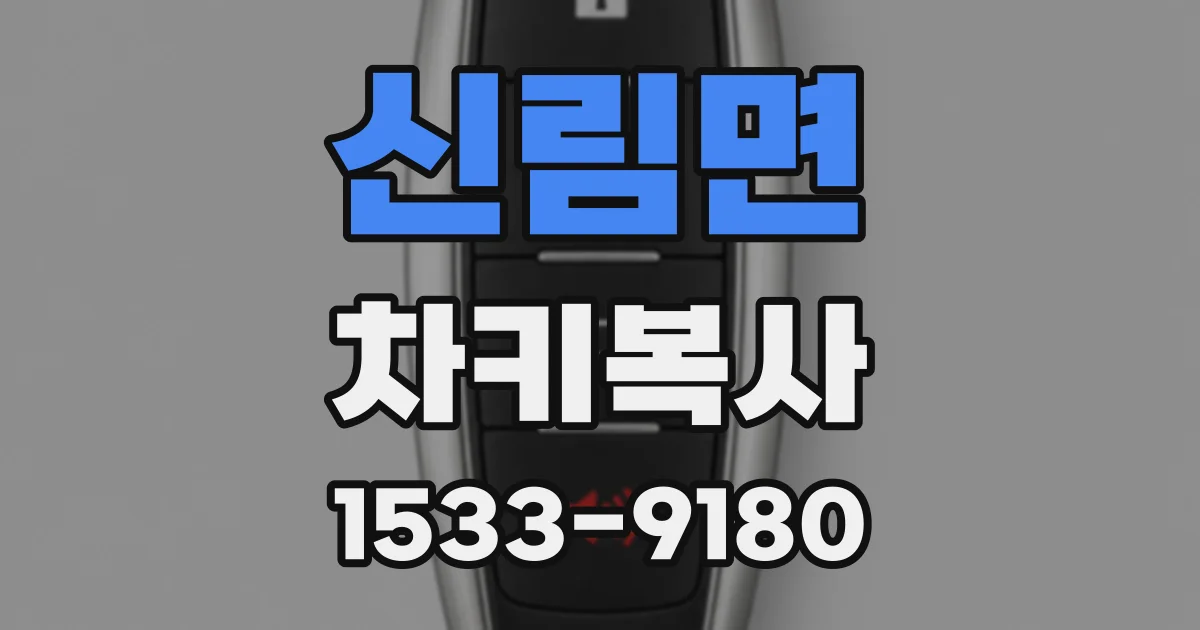신림면 차키복사