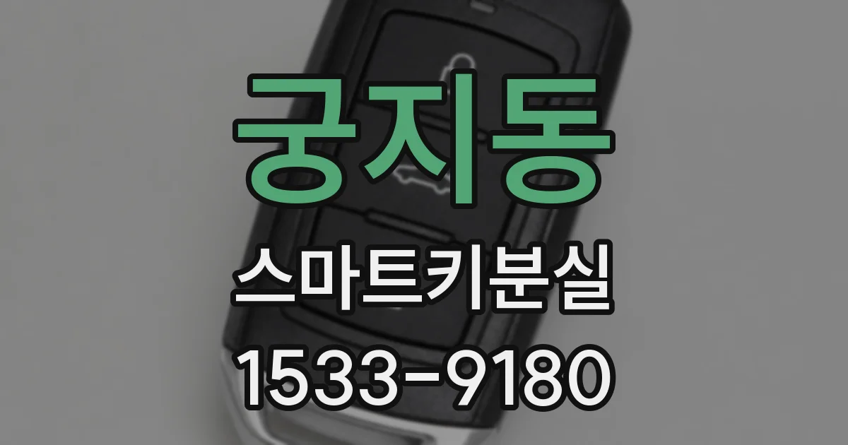 궁지동 스마트키분실