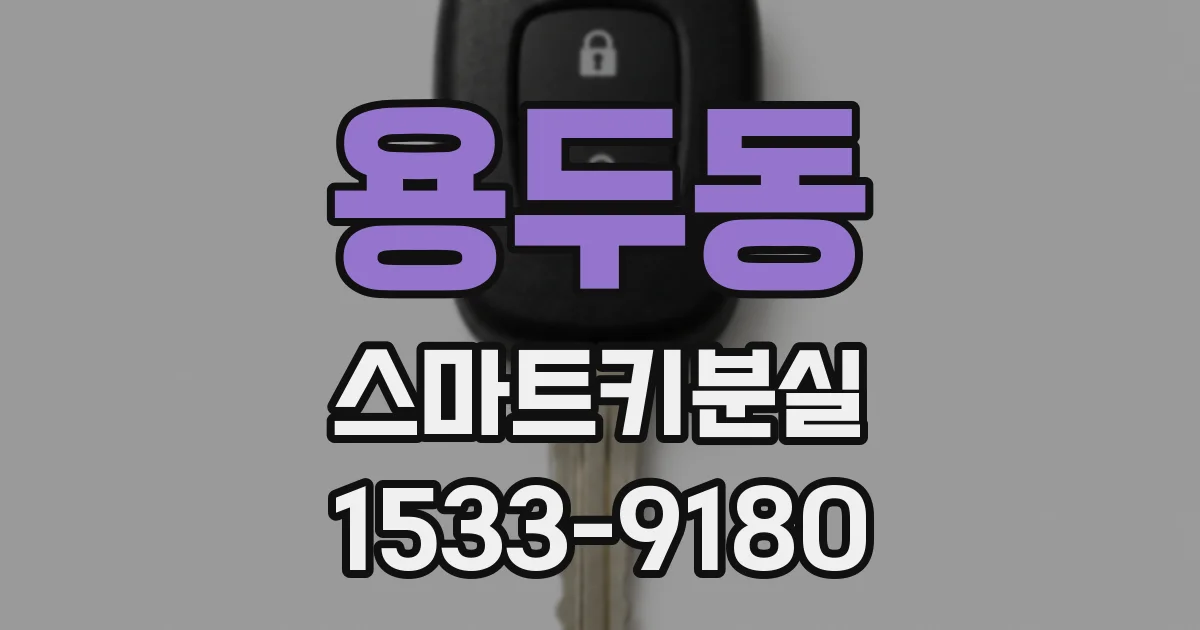 용두동 스마트키분실