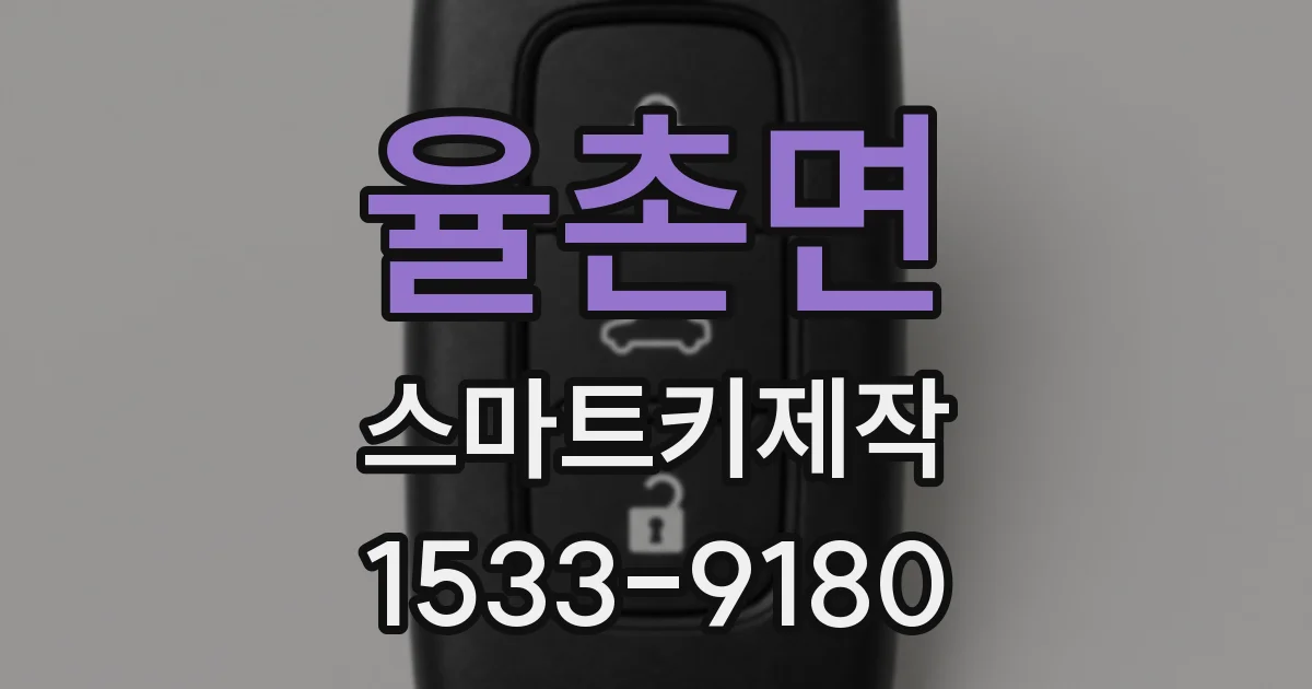 율촌면 스마트키제작