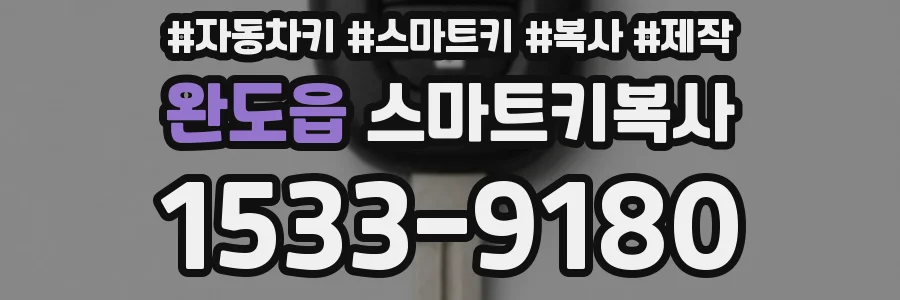 완도읍 스마트키복사