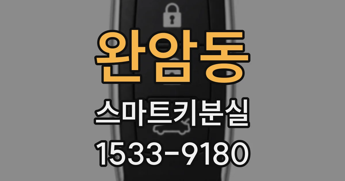 완암동 스마트키분실