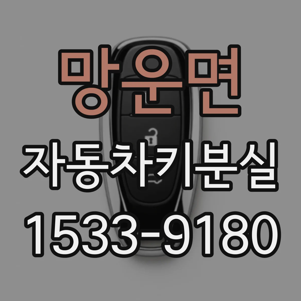 망운면 자동차키분실