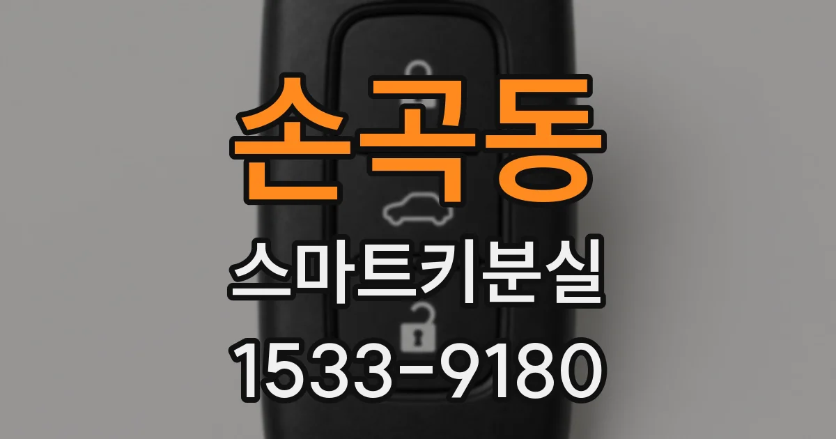 손곡동 스마트키분실