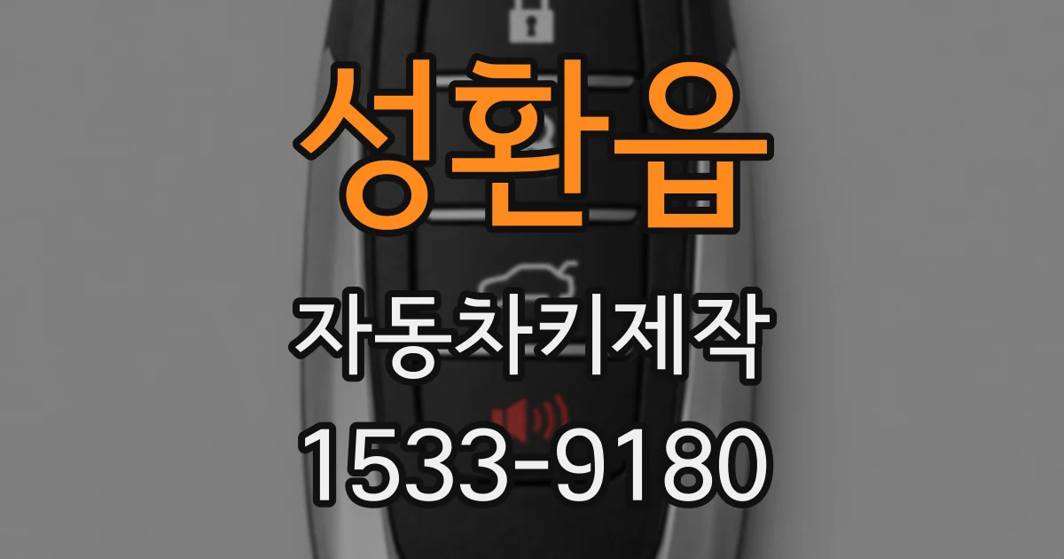 성환읍 자동차키제작