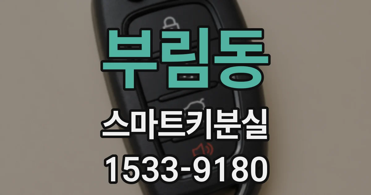 부림동 스마트키분실