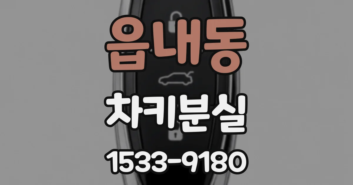 읍내동 차키분실