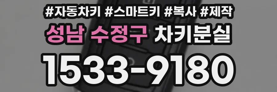 성남 수정구 차키분실