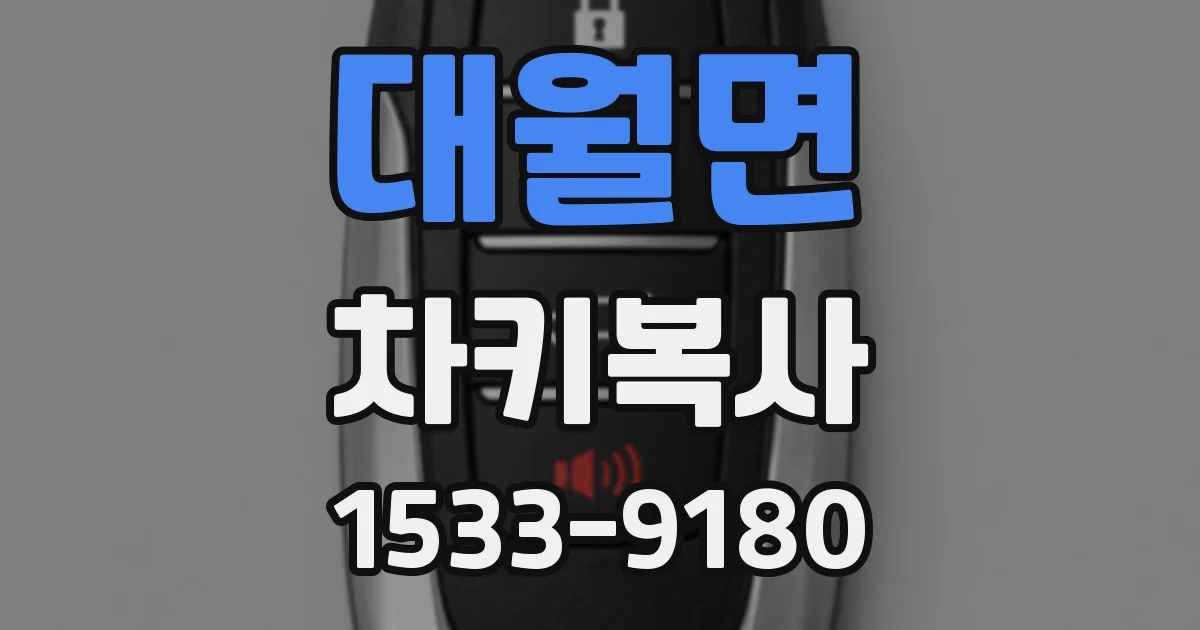 대월면 차키복사