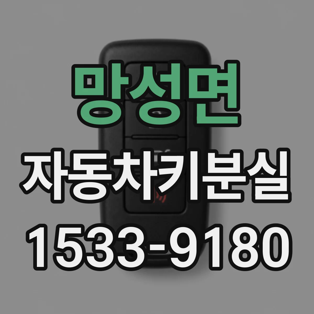 망성면 자동차키분실