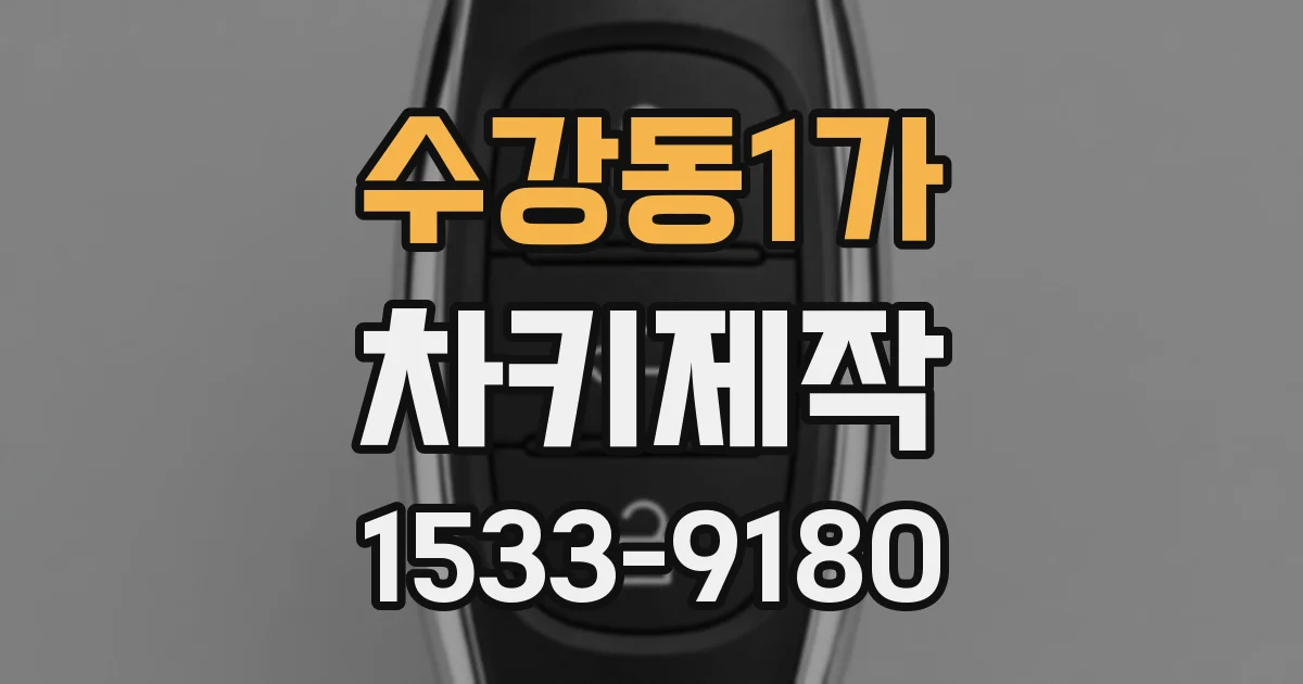 수강동1가 차키제작