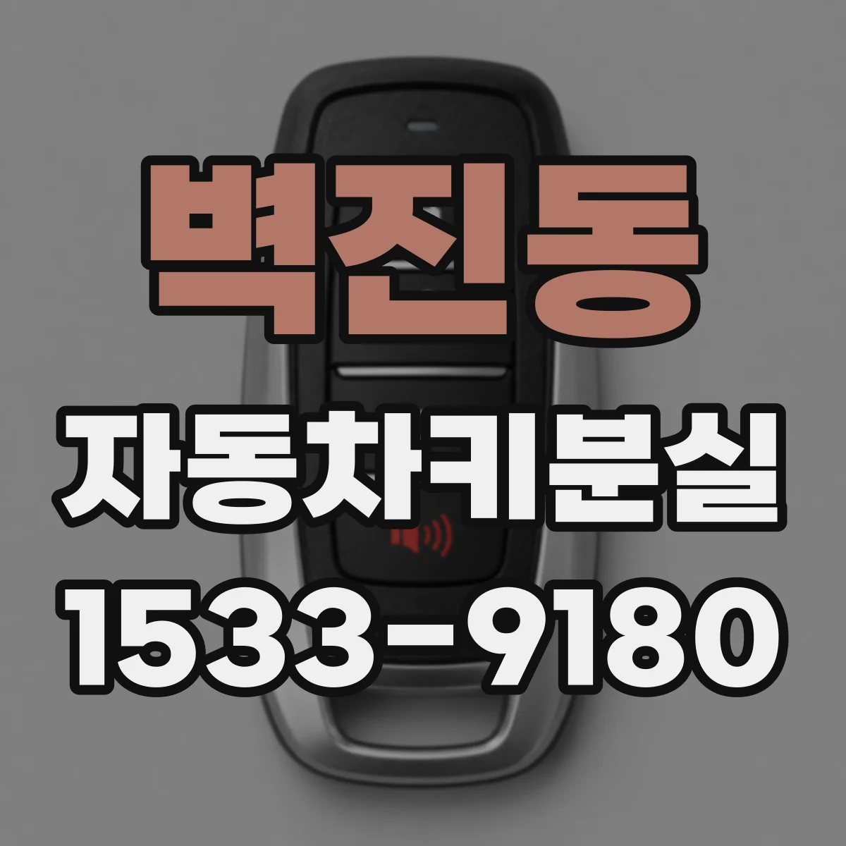 벽진동 자동차키분실