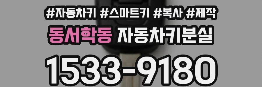 동서학동 자동차키분실