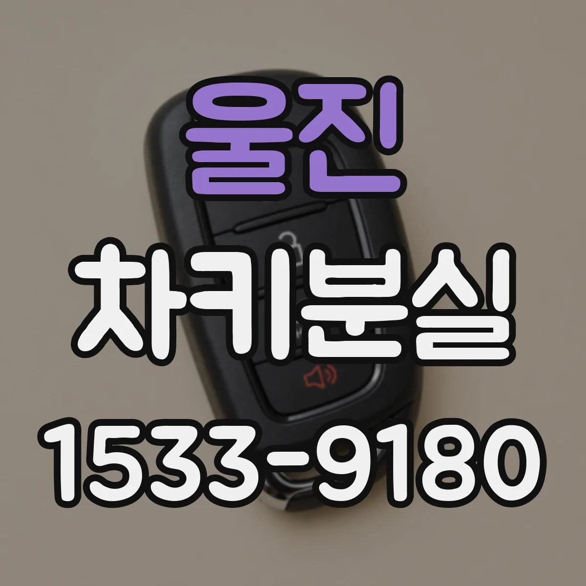 울진 차키분실
