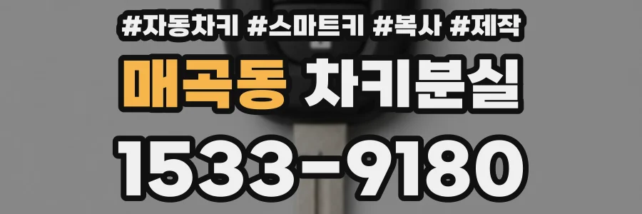매곡동 차키분실