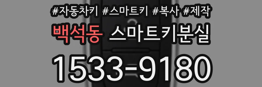백석동 스마트키분실