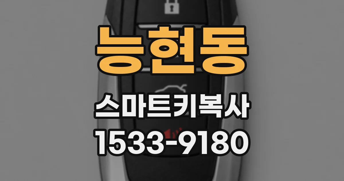 능현동 스마트키복사