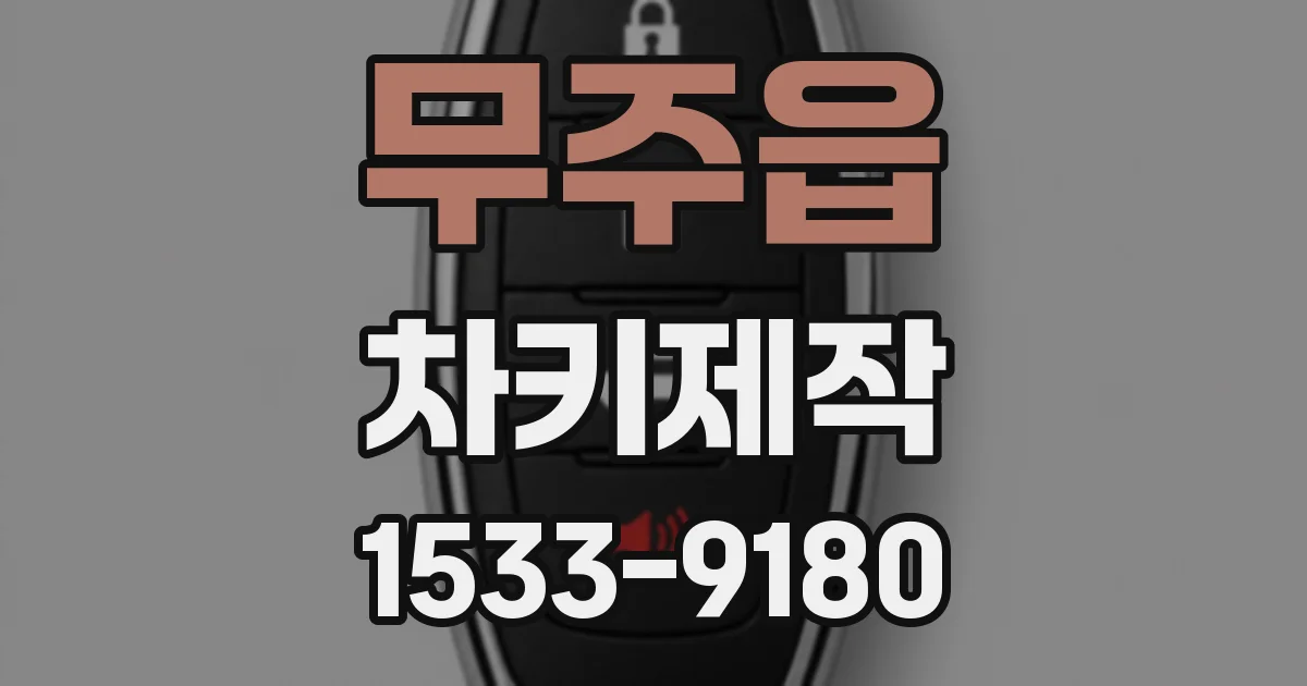 무주읍 차키제작