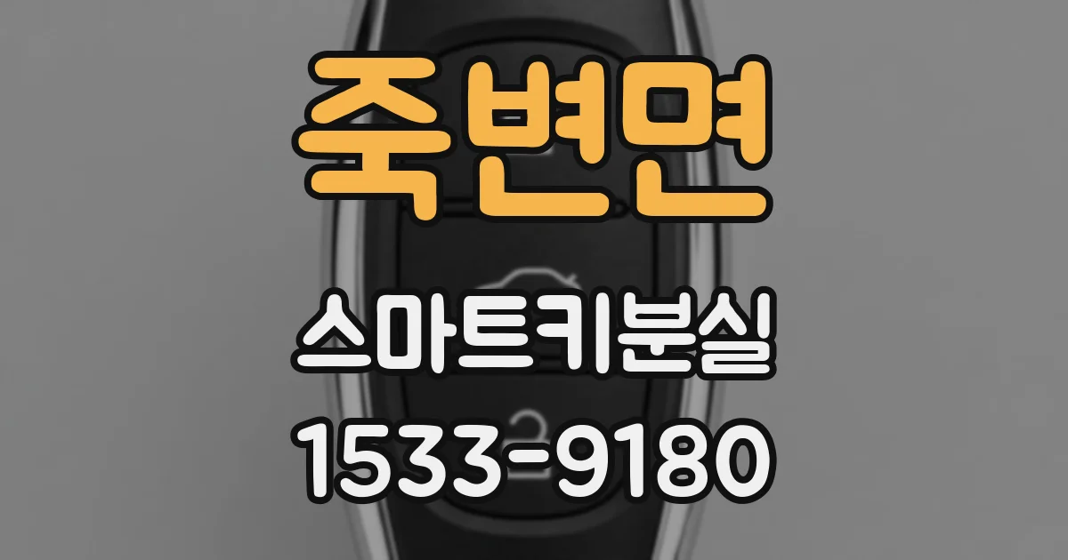 죽변면 스마트키분실