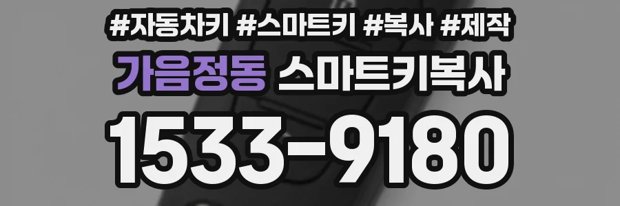 가음정동 스마트키복사