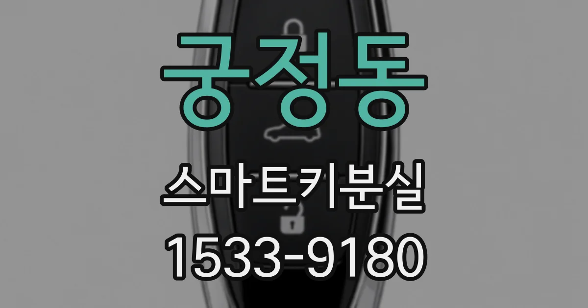 궁정동 스마트키분실