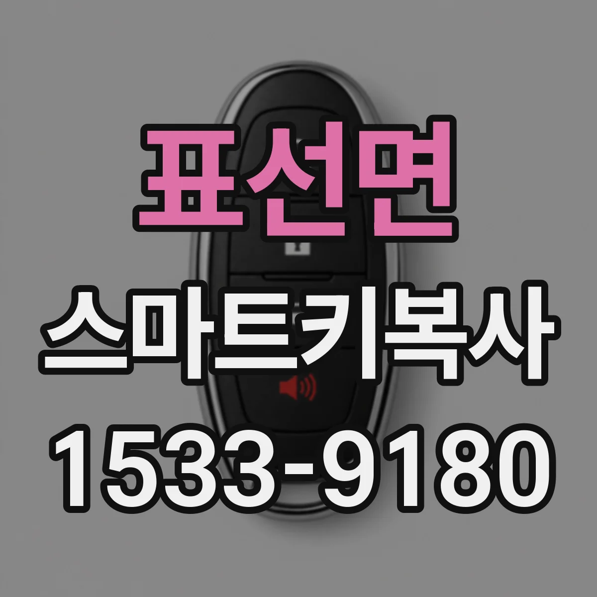표선면 스마트키복사